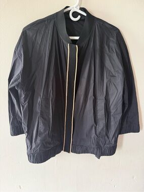 She’s So Black Branded Ribbon Detail Jacket